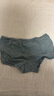 MUJI女式 彈力 平角內褲 女士女生四角25年 FCE30A5A 深灰色條紋 XL (165/95A) 曬單實(shí)拍圖