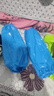 雄雪美防水防油套袖勞保耐酸堿廚房袖套家務(wù)工作食品廠(chǎng)干活酒店食堂套袖 藍色TPU套袖 1雙 曬單實(shí)拍圖