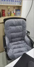 初構想（CHUGOUXIANG）加熱坐墊辦公室靠背一體座椅加熱墊冬季學(xué)生加厚保暖電熱墊可拆洗 煙灰（九檔加熱/智能數顯） 曬單實(shí)拍圖