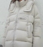 三彩冬款連帽羽絨服寬松白鵝絨面包服中長(cháng)簡(jiǎn)約保暖女 大象灰 M 160/84A  寬松版型  可適當拍小 曬單實(shí)拍圖