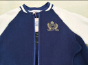 英氏（YEEHOO）女童外套兒童棒球服中大童裝學(xué)院風(fēng)上衣休閑時(shí)尚春裝 深藍 165 曬單實(shí)拍圖
