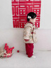 迪士尼寶寶女小童過(guò)年服唐裝冬季女寶寶加絨加厚漢服冬裝小女孩中國風(fēng)兩件套 圖片色 100 建議90-100cm3-4歲cm 曬單實(shí)拍圖