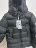 保姆鵝  兒童羽絨服寶寶中長(cháng)款護臉加厚鴨絨外套防風(fēng)保暖童裝冬[NG2664] 炭黑 120 曬單實(shí)拍圖