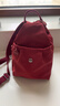 多用女士雙肩包時(shí)尚夏季小包牛津布包單肩包胸包百搭韓版小布包包 深紅 曬單實(shí)拍圖