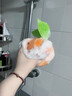 瑪爾緹妮（martiniSPA）意大利進(jìn)口橙子搓澡海綿超柔軟卡通可愛(ài)兒童沐浴綿起泡浴花沐浴球 曬單實(shí)拍圖