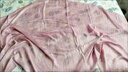恒源祥絲巾女韓版純色長(cháng)百搭亞麻棉手感圍巾超大空調披肩薄紗巾圍巾披肩 云朵粉[S巾] 曬單實(shí)拍圖