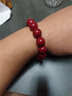 石玥珠寶高含量紫金朱砂手串本命年蛇年護身符轉運珠手鏈男女士款禮物14mm 曬單實(shí)拍圖