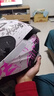 LS2情侶摩托車(chē)頭盔男女機車(chē)賽車(chē)四季全盔兒童盔防霧大尾翼802 特白/粉紅摩擦 XL(建議55-56頭圍) 曬單實(shí)拍圖