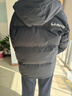 李寧（LI-NING）加厚棉服男秋冬新款女連帽防風(fēng)防潑水保暖運動(dòng)休閑棉襖防寒衣外套 黑色（連帽-后背大標款） L (175) 曬單實(shí)拍圖
