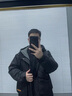 譽(yù)雍大碼羽絨服中長(cháng)款暗黑國潮冬季大碼工裝男加肥加大碼潮牌胖子寬松 21337黑色高品質(zhì) 7XL 260-280斤 曬單實(shí)拍圖