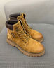 駱駝（CAMEL）【王俊凱同款】馬丁靴男鞋秋冬2025新款大黃靴女戶(hù)外工裝登山靴子 G13W379132 金黃色 43 曬單實(shí)拍圖
