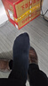 YOOOURTHING襪子男冬季男士純色棉襪中筒襪男襪青少年潮流運動(dòng)刺繡籃球短襪男 ad折標中短款（5黑） 5雙 均碼 （37-44） 曬單實(shí)拍圖