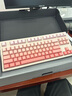 腹靈（FL·ESPORTS）MK870-有線(xiàn)/藍牙/2.4G三模機械鍵盤(pán) 彼岸櫻-粉黛側刻鍵帽-BOX紅軸 RGB燈光 曬單實(shí)拍圖