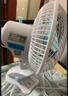 澳柯瑪（AUCMA）加長(cháng)電線(xiàn)電風(fēng)扇/辦公室迷你小風(fēng)扇/風(fēng)扇宿舍/臺式桌面床上/家用電扇臺扇/金屬網(wǎng)小夾扇/壁扇 曬單實(shí)拍圖