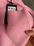 朗姿歐洲EiLEEN ELITEE冬新款純羊毛高級感氣質(zhì)毛針織衫上衣 瀝青粉紅色 S 曬單實(shí)拍圖