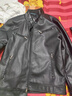 皮爾卡丹（pierre cardin）高檔男士皮衣秋冬季2025新款真海寧皮衣夾克男休閑修身機車(chē)外套男 609A 黑色 XL 125-135斤 曬單實(shí)拍圖