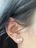 梵昇昱S999純銀耳釘輕奢高級感氣質(zhì)大氣2025新款爆款梅花耳環(huán)養耳洞耳飾 梅花耳釘 曬單實(shí)拍圖