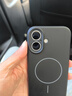 奶小鴨（NEYAA）適用蘋(píng)果17手機殼 iphone17保護套鏡頭全包超薄Magsafe磁吸充電液態(tài)硅膠防摔簡(jiǎn)約男女款 石墨黑 曬單實(shí)拍圖