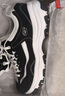 斯凱奇（Skechers）奧利奧熊貓鞋丨老爹鞋男女經(jīng)典黑白復古秋冬輕便潮流增高運動(dòng)休閑 男款-BKW/黑色/白色 41 曬單實(shí)拍圖