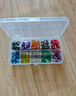 歐銳馳汽車(chē)通用保險絲保險片車(chē)用組合套裝 100pcs 2-35A 最小號（迷你） 曬單實(shí)拍圖