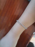 PT950鉑金手鏈女白金海洋之心輕奢百搭氣質(zhì)手飾七夕生日禮物手環(huán) D-E/極白 0.3克拉 VVS/極微瑕 四爪手鏈 曬單實(shí)拍圖