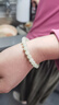 七彩云南和田玉手串淺青玉手鏈男女款圓珠單圈手串情人節生日禮物附證書(shū) 曬單實(shí)拍圖