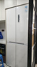 東芝（TOSHIBA）450白珍珠【高容全嵌】十字四開(kāi)門(mén)60cm超薄零嵌入自動(dòng)制冰一級能效風(fēng)冷無(wú)霜國家補貼家用電冰箱 GR-RF450WI-PM151熒紗白 曬單實(shí)拍圖