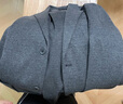 優(yōu)衣庫男裝女裝絨面針織茄克/西裝外套夾克481006 08 深灰色 L /175/100A 曬單實(shí)拍圖