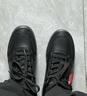 李寧板鞋男鞋春夏季低幫厚底增高小白鞋滑板鞋潮流百搭透氣休閑運動(dòng)鞋 【元寶V3】黑色(AGCV107)-1 39 曬單實(shí)拍圖