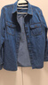 優(yōu)衣庫女裝牛仔工裝襯衫/長(cháng)袖水洗產(chǎn)品外套通勤休閑480004 67 海藍色 L 曬單實(shí)拍圖