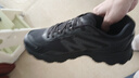 駱駝（CAMEL）光影2.0男鞋女鞋復古慢跑步厚底緩震休閑運動(dòng)鞋子 4034，黑/石板灰，男 42 曬單實(shí)拍圖