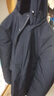 羅蒙（ROMON）棉服男士冬季潮流商務(wù)棉衣保暖棉襖外套中老年爸爸裝MF78藏青2XL 曬單實(shí)拍圖