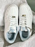 Kappa卡帕背靠背女鞋厚底板鞋女2026春季新款百搭小白鞋休閑運動(dòng)鞋子女 經(jīng)典白/冰山藍 012 40 (250mm) 曬單實(shí)拍圖