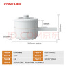康佳（KONKA）電煮鍋 電火鍋電蒸鍋 多功能宿舍煮面鍋 1.6L迷你電鍋不粘鍋 帶蒸籠 KGZG-15M08(L) 曬單實(shí)拍圖