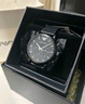 安普里奧·阿瑪尼（Emporio Armani）手表男士黑武士系列 曜黑皮帶休閑石英表生日禮物AR1918 曬單實(shí)拍圖