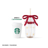 星巴克（Starbucks）杯子 小熊甜品屋系列不銹鋼杯 大容量水杯 便攜隨行杯 男女士送禮 雙飲口不銹鋼杯(配掛件)910ml 曬單實(shí)拍圖