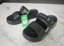 森馬涼鞋男夏季外穿潮流軟底踩屎感休閑一字拖男士室內外防滑沙灘涼拖 黑灰 38 【38-39同碼】 曬單實(shí)拍圖