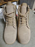強人冬季男棉靴3515羊毛保暖戶(hù)外作戰靴 新款沙漠棉靴 沙色 41 曬單實(shí)拍圖
