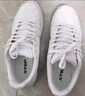 特步板鞋女鞋空軍一號小白鞋簡(jiǎn)約休閑鞋男革面厚底增高情侶百搭運動(dòng)鞋 新白色-【男款】 41 曬單實(shí)拍圖