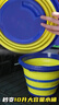 固特異（Goodyear）可折疊洗車(chē)水桶釣魚(yú)車(chē)家用多功能10L大容量便攜式伸縮水桶帶蓋 曬單實(shí)拍圖