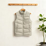 弗朗西保羅（FULANLE PAULO）品牌男士羽絨馬甲外穿立領(lǐng)工裝休閑坎肩保暖羽絨背心男款2025新款 米白 【保暖羽絨填馬甲】 M (170) 曬單實(shí)拍圖