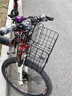 飛鴿自行車(chē)車(chē)筐前車(chē)籃子電動(dòng)摩托車(chē)山地車(chē)折疊車(chē)簍掛籃單車(chē)菜鋼筋籃子 曬單實(shí)拍圖