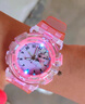 RICH YOUR HOME德國品質(zhì)手表兒童手表女孩電子表愛(ài)莎公主發(fā)光玩具兒童卡通小手表 [艾莎公主]藍色抬手 曬單實(shí)拍圖