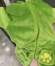 G.duck童裝兒童睡衣男童連體珊瑚絨恐龍睡袋寶寶秋冬加厚家居服小童冬季 淺綠色 100 建議90-100cm3-4歲cm 曬單實(shí)拍圖