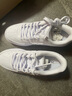 特步板鞋男女秋冬休閑鞋百搭低幫運動(dòng)鞋潮流滑板鞋舒適小白鞋 白色-女子 【新舊版隨機發(fā)貨】 37 曬單實(shí)拍圖