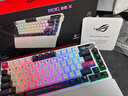 ROG夜魔X 電競游戲機械鍵盤(pán)藍牙/有線(xiàn)/無(wú)線(xiàn)三模連接 FR4定位板 75配列 客制化Gasket結構 月耀白 雪武白軸V2 曬單實(shí)拍圖