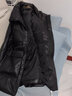 穎輝真皮皮衣女海寧綿羊皮中長(cháng)款羽絨服外套寬松休閑加厚年輕款長(cháng)大衣 黑色 L 145-170斤 曬單實(shí)拍圖