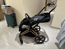 Cybex鉑金線(xiàn)Priam4代高景觀(guān)嬰兒推車(chē)雙向可平躺新生兒高端出生禮物 賽亞黑布套+玫瑰金車(chē)架 曬單實(shí)拍圖