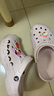 卡駱馳（CROCS）洞洞鞋貝雅男鞋女鞋輕便耐磨一腳蹬拖鞋休閑鞋|10126 裸粉-6PI 37 /38(230mm) 曬單實(shí)拍圖