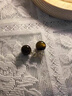 Lnieer925銀針虎眼石耳釘女復古美拉德秋冬耳環(huán)輕奢小眾設計高級感耳飾 10mm虎眼石耳釘【S925銀針】 曬單實(shí)拍圖